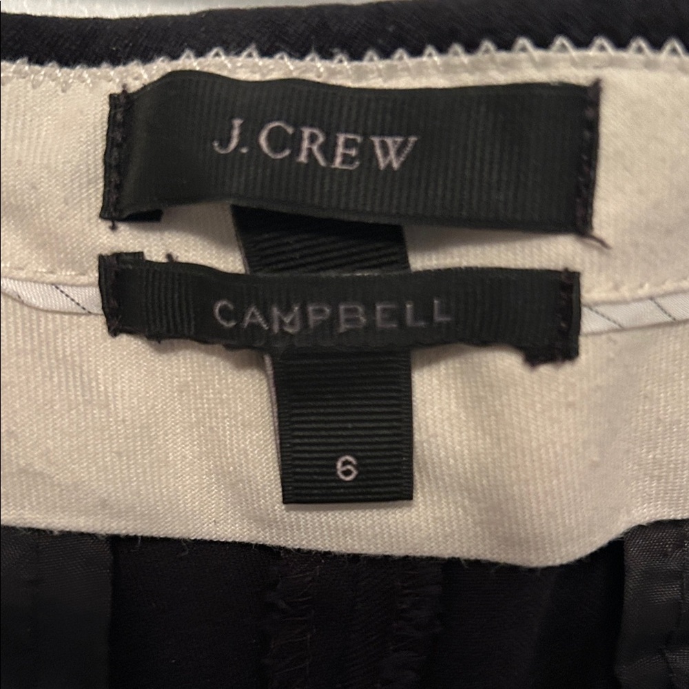 J. Crew Black Campbell Ankle Pants - Picture 2 of 3